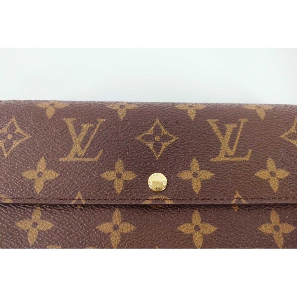 Used Louis Vuitton Monogram Portefeuille Sarah long wallet unused with box