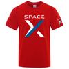 2026 Spacex Space X Logo Stampa Estate Unisex Nuova Maglietta a Maniche Corte Regolare Semplice Rinfrescante Asciugatura Rapida Top
