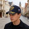 Trendy Baseball Cap With Embroidery Adjustable Strap Design Lightweight Polyester Unisex Sun Protection