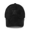 ANEW GOLF (U) Monogram Suede Ballcap_Bk