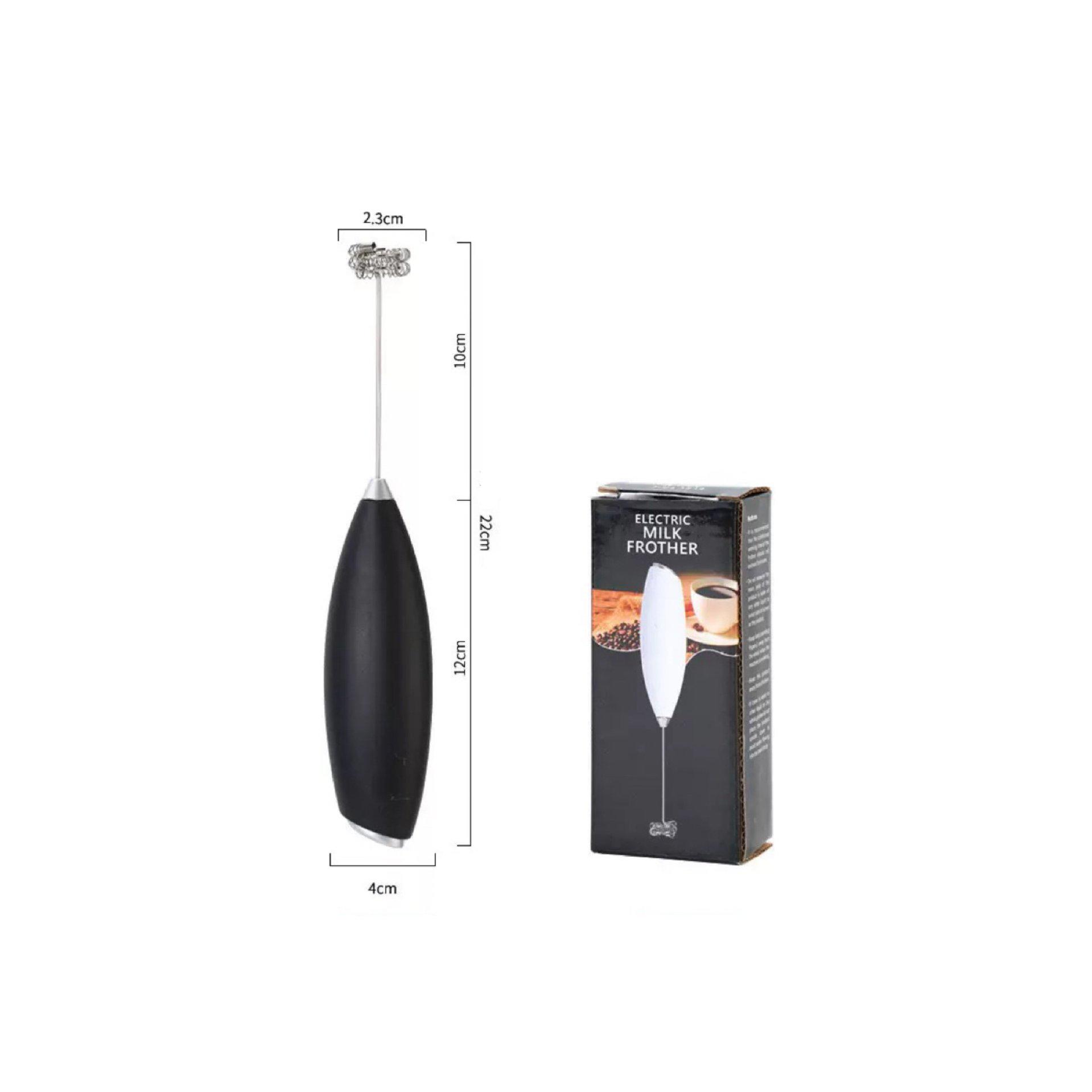

Compact Milk and Egg Frother for Coffee and Household Use Battery Operated