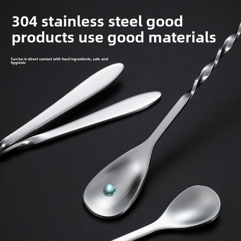 Coffee Stir Long Handle Double Headed Cocktail Spoon