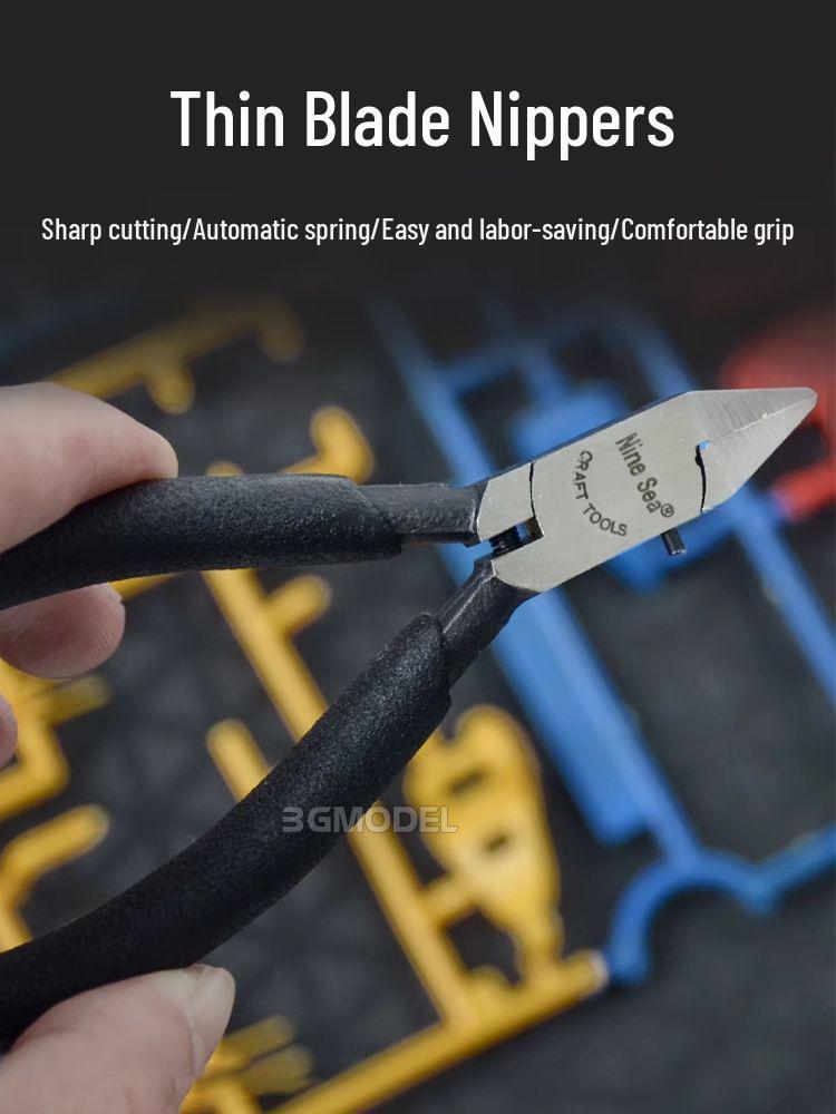 Gundam Model Beginner Kit: Sharp Nippers & Polishing Tools