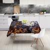 Halloween Ghosts Rectangle Tablecloth for Tables Decor Holiday Party Reusable Party Picnic Table Cloth Halloween Decorations