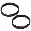 2PCS Vacuum Cleaner Belt Rubber Wear Resistant Vacuum Cleaner Belt Replacement for SHark AZ1002 AZ1000 AX952 AX950