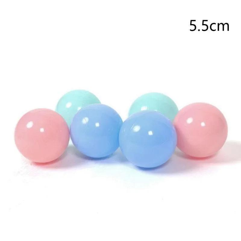 10 Pcs Eco-Friendly Colorful Ball Pit Soft Plastic Ocean Ball Water Pool Ocean Wave Ball Outdoor Toys for Children Kids Baby