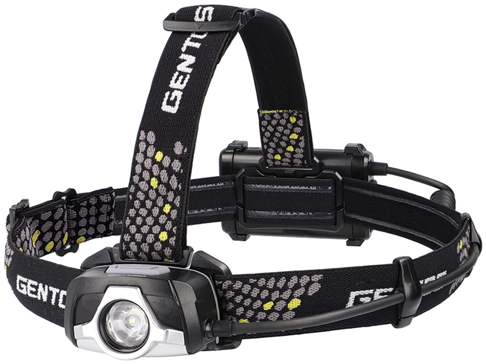 

GENTOS LED AA Battery 480 Drag Force For Work and Professional Use Headlight, Operated, Powerful, Lumens, Waterproof, DRF-233D, чорний