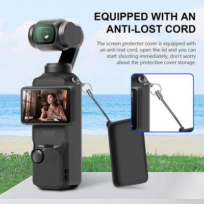For DJI Osmo Pocket 4 Protective Case Body Cover Screen Cover Anti Drop Silicone Special Protective Cover