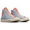 Converse 1970s Comfortable Breathable High-Top Canvas Shoes Unisex Sneakers Gray Orange A06194C