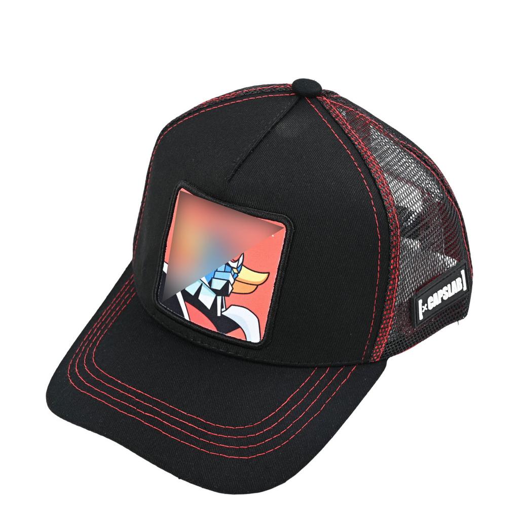 Personalized cartoon cartoon hat, trendy and cool mesh hat, embroidered baseball cap, sun protection breathable peaked cap source manufacturer