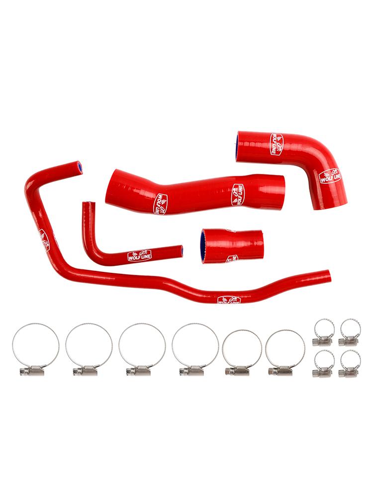 Silicone Radiator Coolant Hose Kit For BMW S1000RR 2019-2023 Red