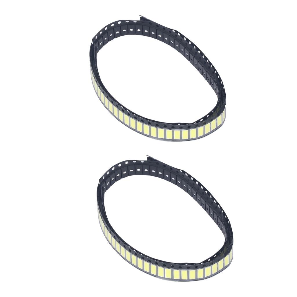 200Pcs White 6V SMD LED Light Bead Color Temperature 6000‑6500K LCD TV Backlight Bead