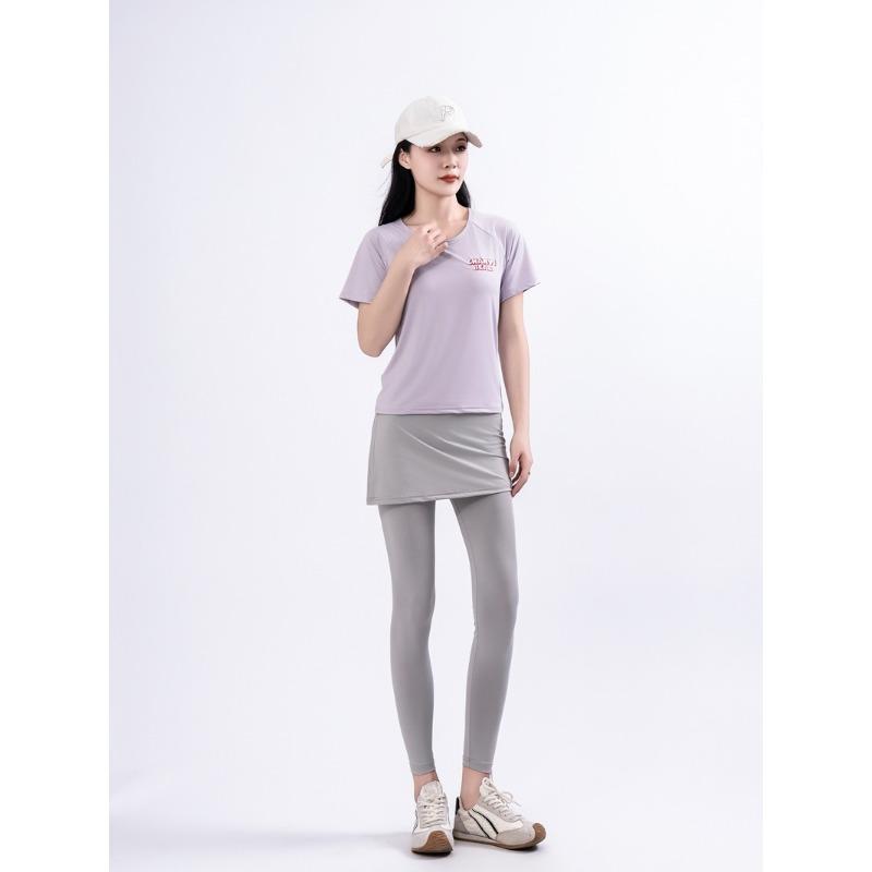 

Комплект для йоги на весну, лето и осень, для бега, упражнений, быстросохнущая одежда, фитнес-одежда для женщин XL серый/фиолетовый