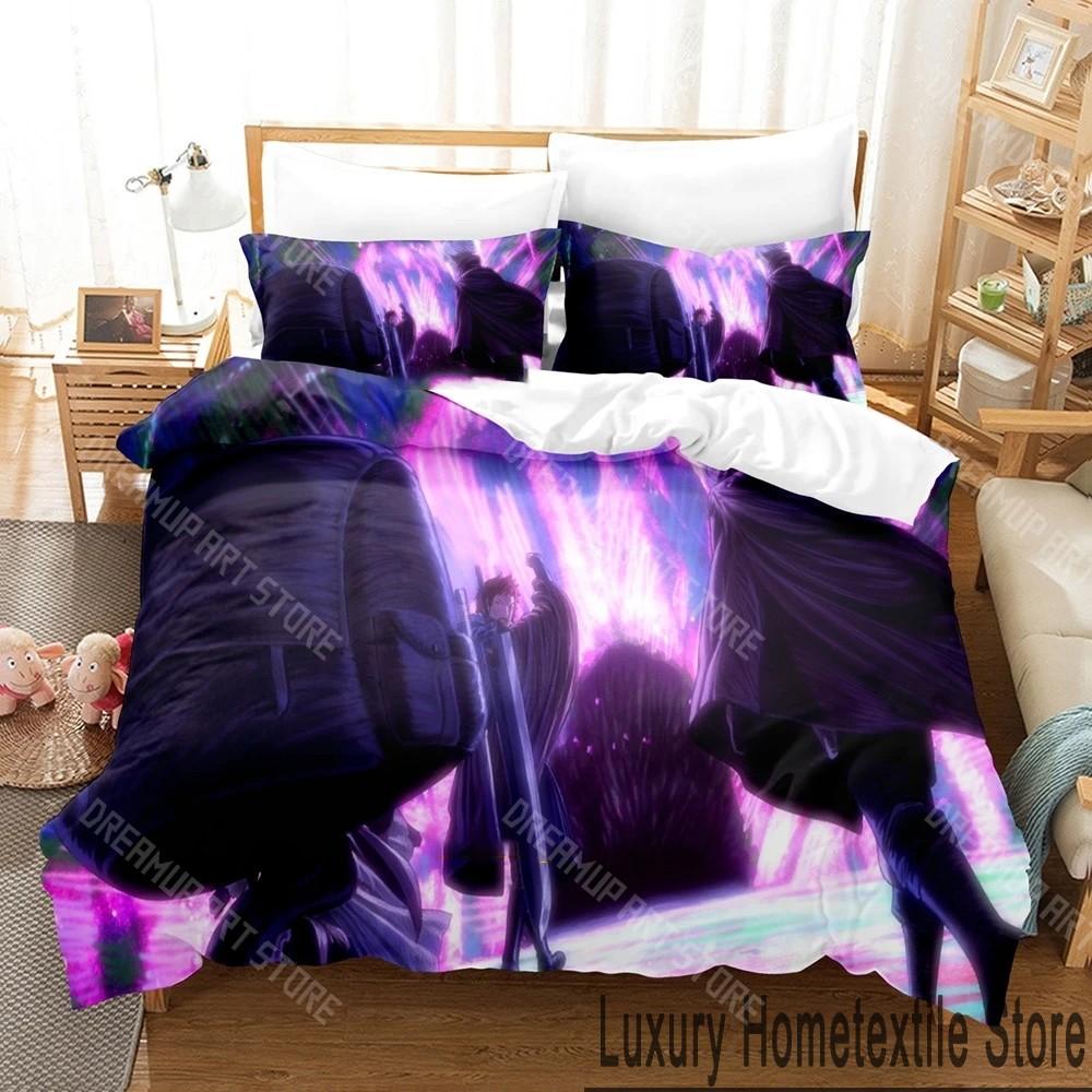 3D Printed DanMach Anime Bedding Set for Boys Girls Duvet Cover And Pillowcase Twin Queen King Full Single Double Sizes
