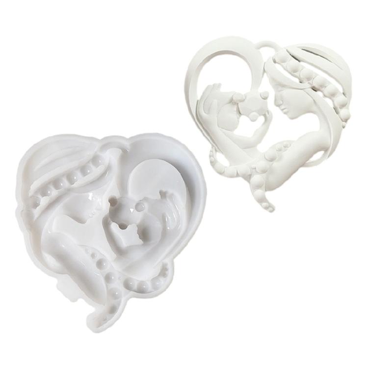 Multipurpose Sturdy Silicone Mould for Heart Plaster Accessory Portable for Artistics and Craft Supplies Lovers