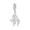 Iridescent Veil Fish Charm Pendant