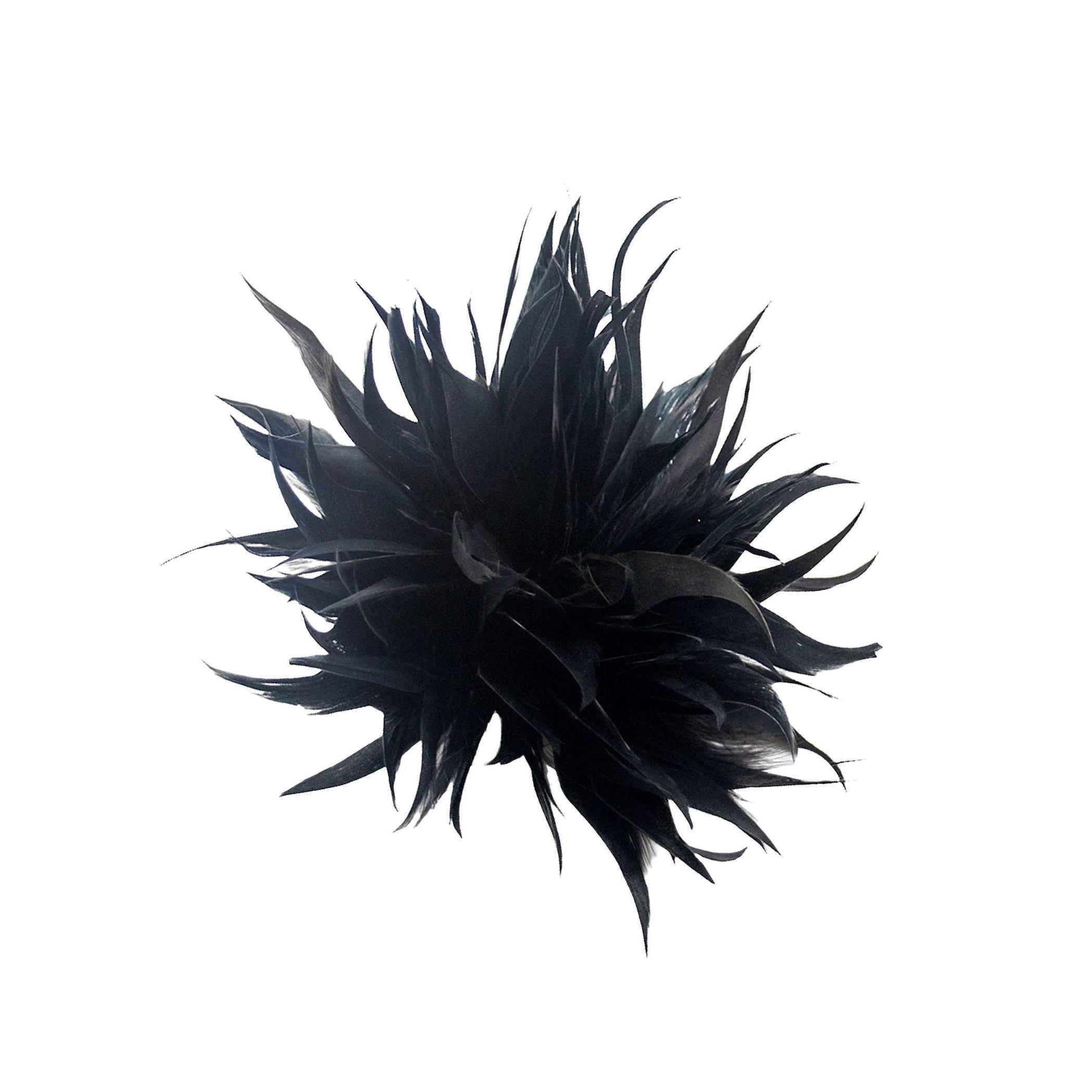 Элегантная женская брошь с перьями для свадьбы, Хэллоуина