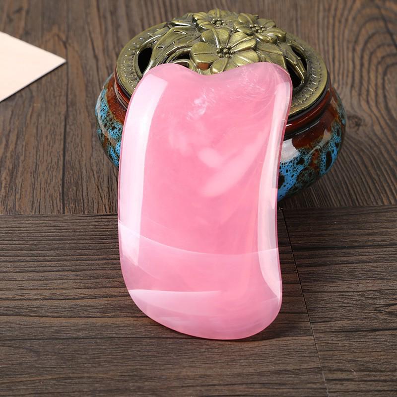 Buffalo Horn Gua Sha Board – Acupoint Scraper for Full Body and Face Meridian Massage in Beauty Salons