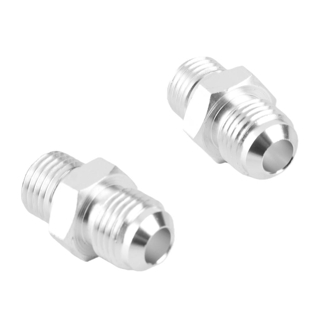 Pair Transmission Cooler Adapter Fittings ‑6AN to 1 4in NPSM 316‑3000833 for GM TH350 TH400 4L60E 4L70E 700R4 TR6060