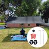 Tent Pole Connector Adjustable Angle Non-Slip Tent Awning Fixing Hole Thimble Ground Nail Outdoor Camping Accessories