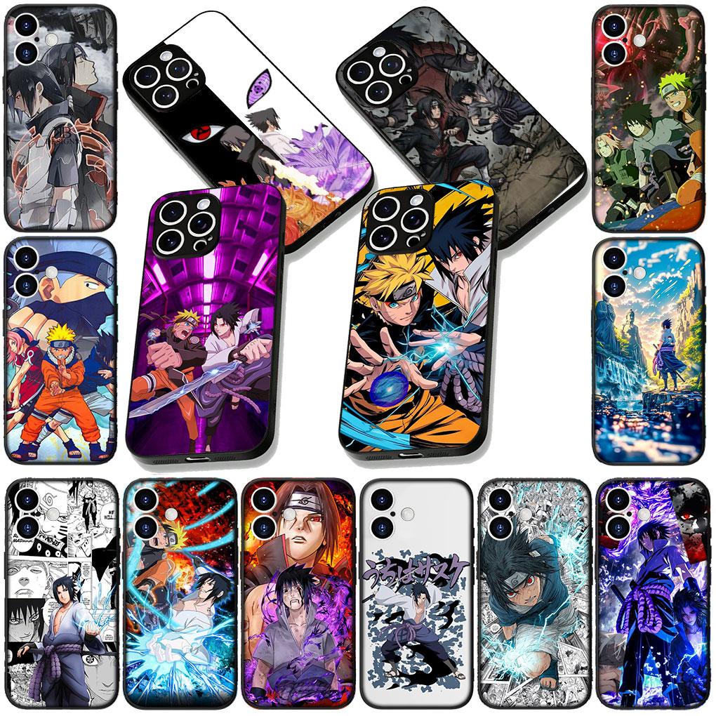 Itachi Narutos Uchiha Sasuke Phone Cover for Apple iPhone 13 12 Mini XS 11 Pro Max 7 8 Plus + XR SE 2022 2020 SE3 Soft Case