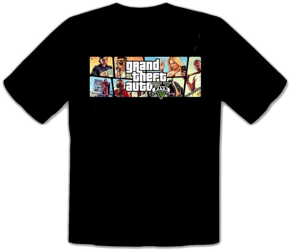 GTA GTA 5 Grand Theft Auto 5 Rockstar SanAndreas Черная Музыка Футболка 128 2XL