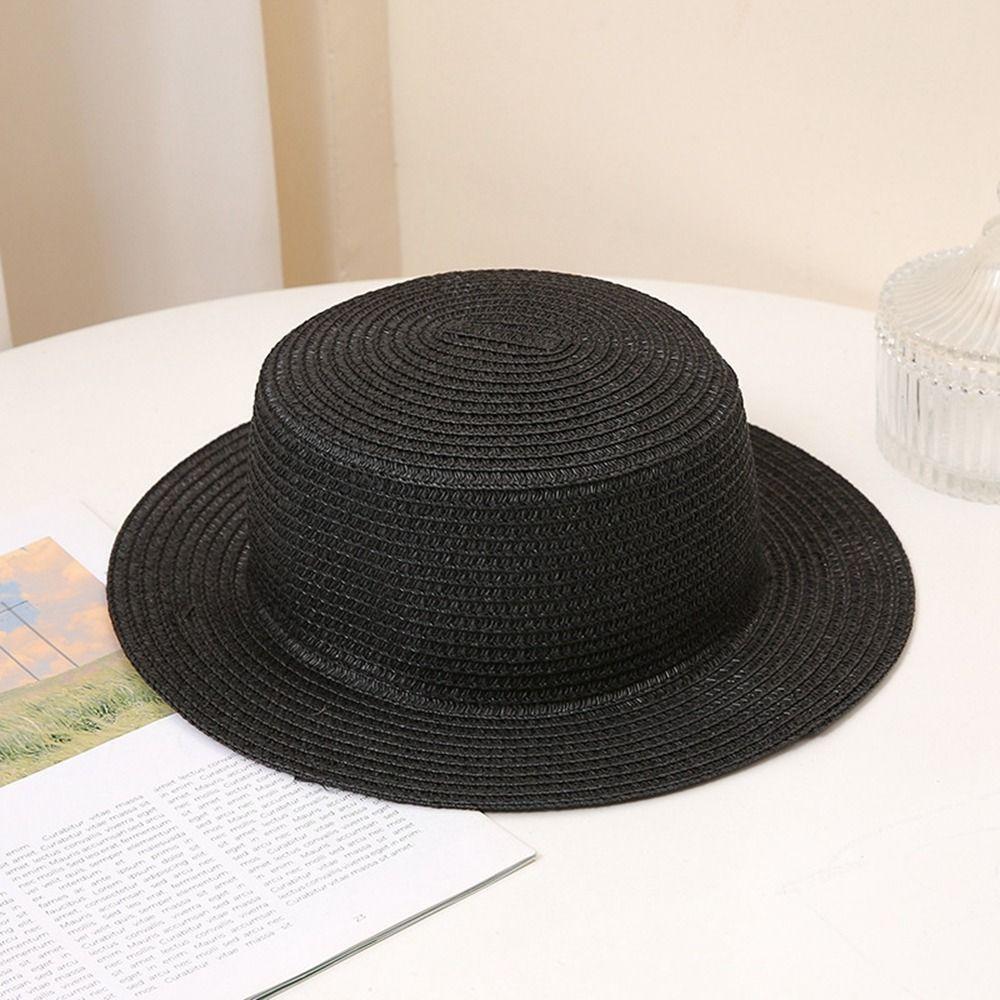 10 Colors Straw Hat UV Protection Sun Protection Hat New Beach Sun Hat  Summer Fashion Wear