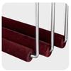Premium Pants Hanger Wooden Storage Rack Portable Velvet Coat Hanger  Clothing Store Home Use