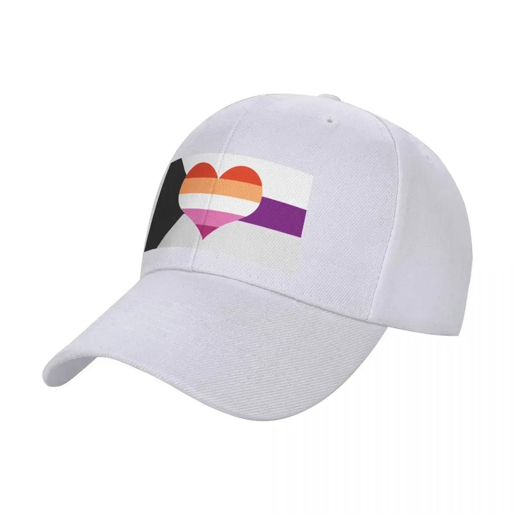 Demisexual Lesbian Pride Flag Baseball Cap Hiking Hat Male Hat Summer Hat Custom Cap Womens Hats For The Sun Mens