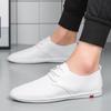 Scarpe da guida per studenti superficie morbida a strato singolo casual suola sottile scarpe da guida cucite a mano piccole scarpe in pelle comode e alla moda