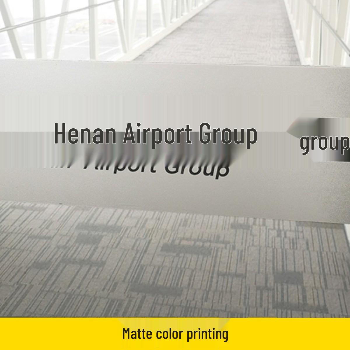 Custom UV Printed Ultra-Transparent Frosted Electrostatic Glass Window Sticker