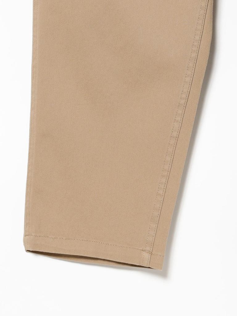 B:MING LIFE STORE by BEAMS Men's Basic Tapered Chino Pants, 3/4 Length, Beige, Size M