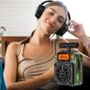 A49T -777 FM MW SW VHF Vollband-Bluetooth-Radio mit Fingertip-Gyroskop, Mini-Radio und Multifunktions-Mini-Lautsprecher