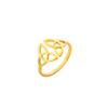 Celtic Knot Open Ring Vintage Unisex Jewelry Trendy Adjustable Band Christmas Gift