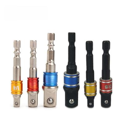 3-teiliges Sicherheits-Stahlkugel-Verlängerungsstangen-Set: Elektrischer Steckschlüssel-Adapter mit Perlen-Sechskantgriff.