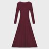 "Elegant Fishtail Long-Sleeved Dress: Flattering Fit & Alluring Silhouette for Women"