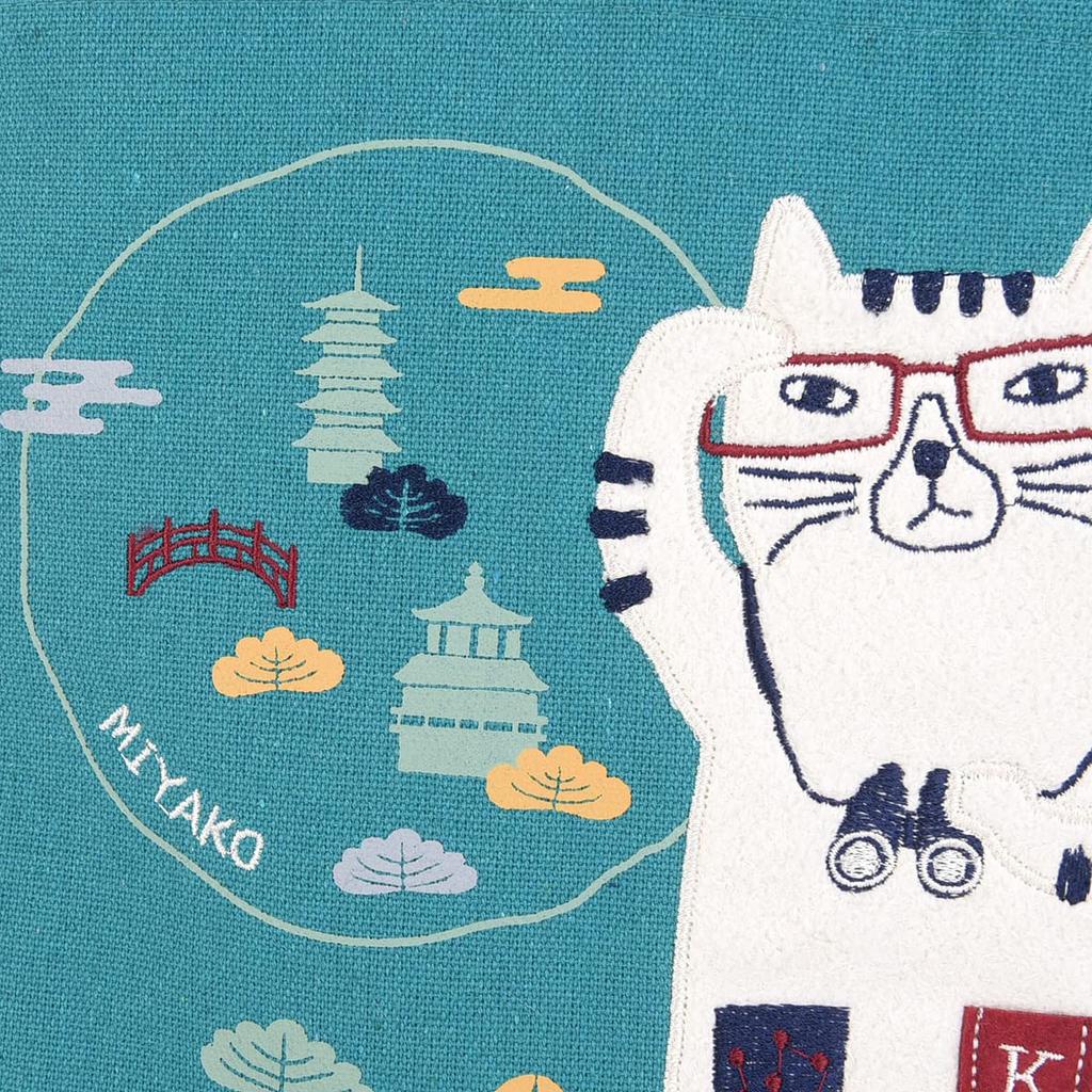 [Kusuguru Japan] Tote Bag, Japanese Pattern, Green