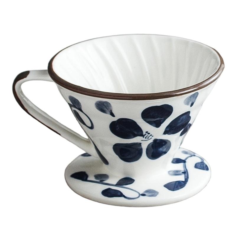 Handaufguss-Kaffeebereiter Kegelbrüher Keramikmaterialien Gleichmäßige Extraktion Leicht zu reinigen Design Kaffeefilter