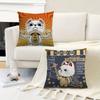Anime T-Turbo Granny Cat Pillow Gift Home Office Decoration Bedroom Sofa Car Cushion Cover Case 45X45