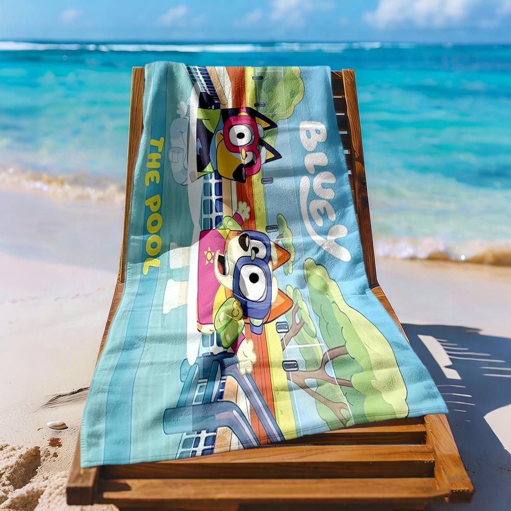 Bruy2 Beach Towel High Absorbency & Quick-Dry Comfortable Lightweight Suitable for Sports, Travel, Swimming, Yoga, Bathroom, Beach, And Pool