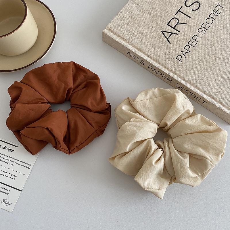 1pc New Korean style fluffy cloud shaped large intestine headband with French laziness and retro style headband