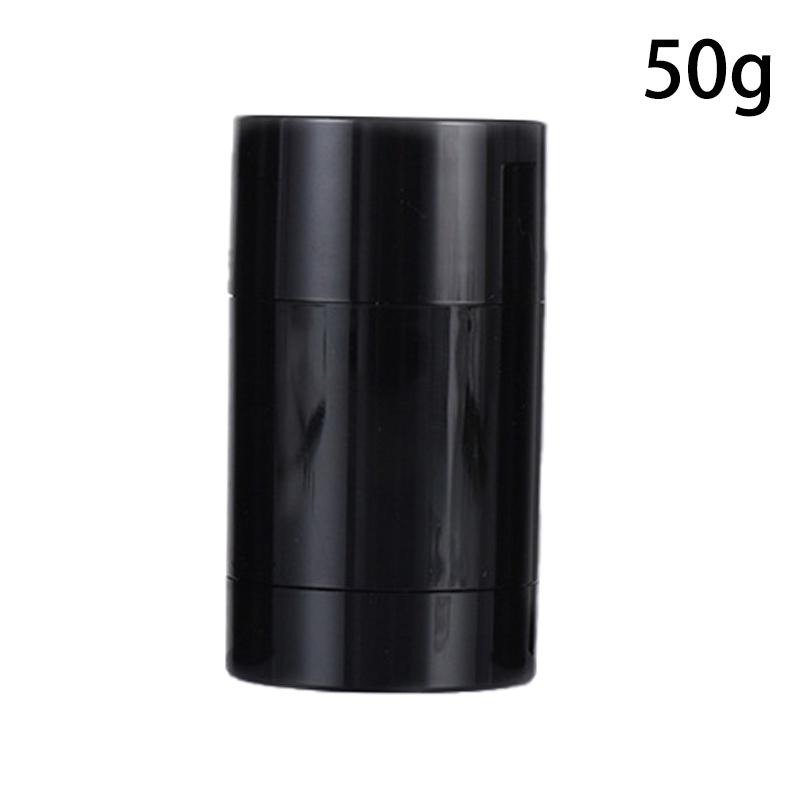 15/30/50/75G tuba deodorantu Ručně vyrobená kulatá Twist Up Spodní výplň Prázdná tyčinka na vyplnění náplně tyčinky Deodorant Cestování