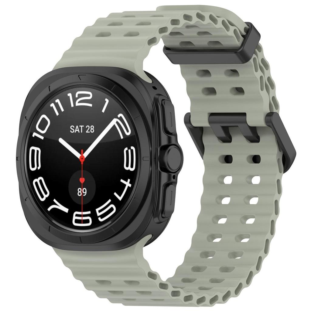Silikonarmband för Samsung Galaxy Watch ultra 47mm Rem Sportarmband Marin Tillbehör Armband Correa Galaxy Watch 7 ultra 47mm