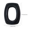 Upgraded Fabric Earpads 1 Pair Standard Size for Howard Leight Impact Sport Electronic Shooting Earmuff