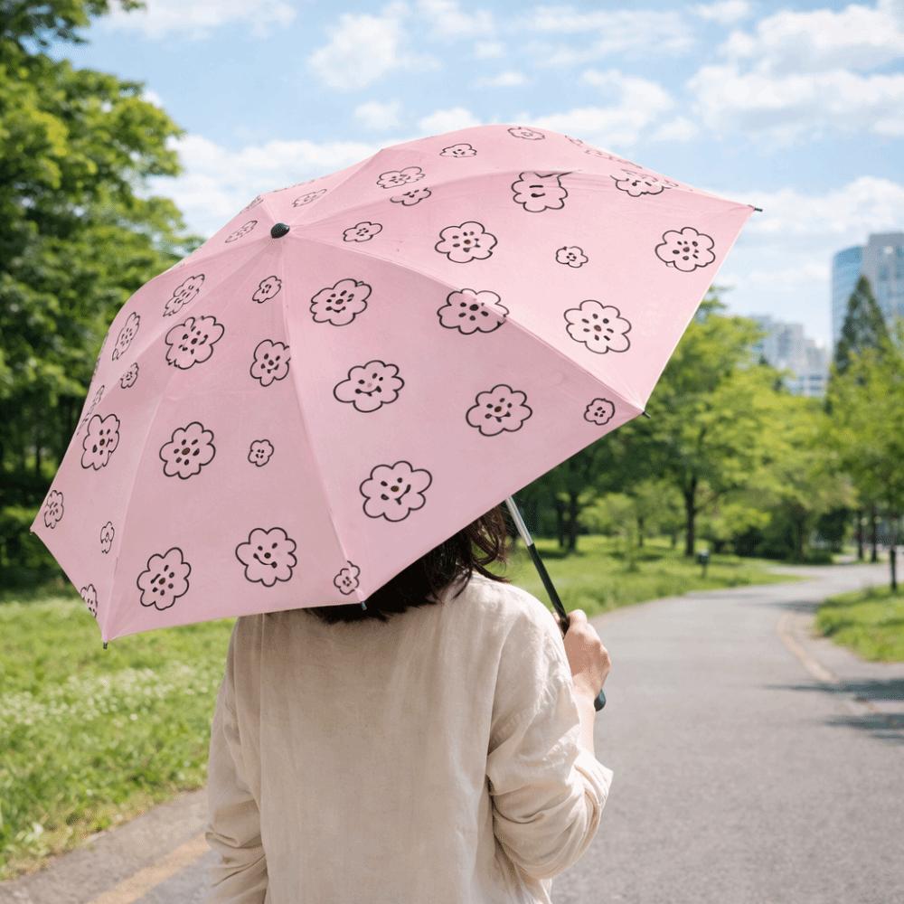 Fully Automatic UV Protection Umbrella Cartoon Pattern Sun Protection Umbrella  Travel