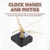 Haskoss 3 Stück Langschaft Quarz Uhrwerk Mechanismus mit 5 Paar Zeigern und Ziffern Kit für DIY Uhr Ersatzteile 31mm