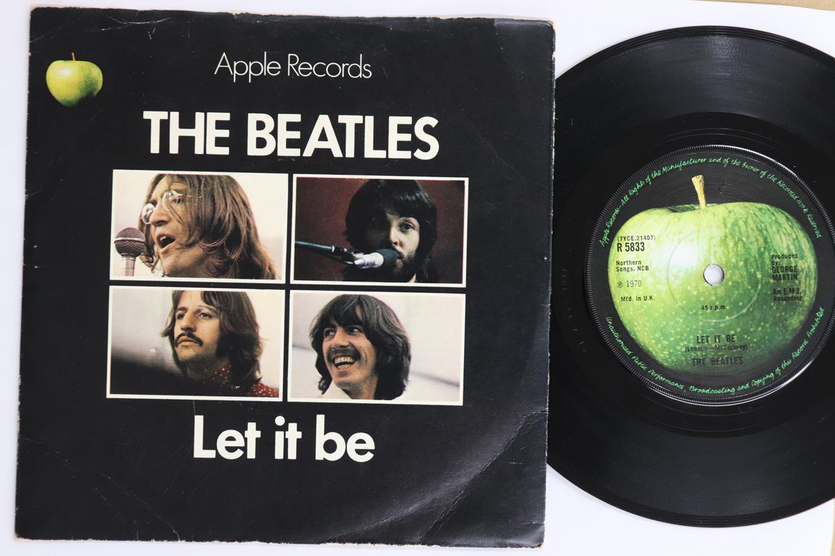 

7inch Record BEATLES - Let It Be / You Know My Name ( Look R5833 APPLE 1970 UK Rock Used