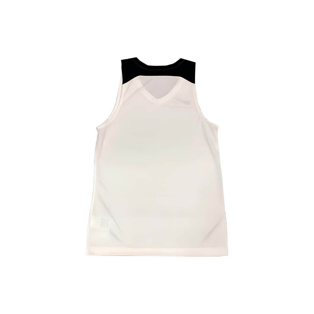 Nike Solid Color Logo Print V-Neck Tank Top Men Tops White AV2095-106