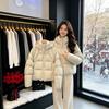 Puff cotton-padded clothes Women's short hooded winter hooded short loose versatile cotton-padded jacket