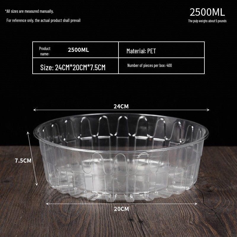 Disposable Round Clear Takeout Containers